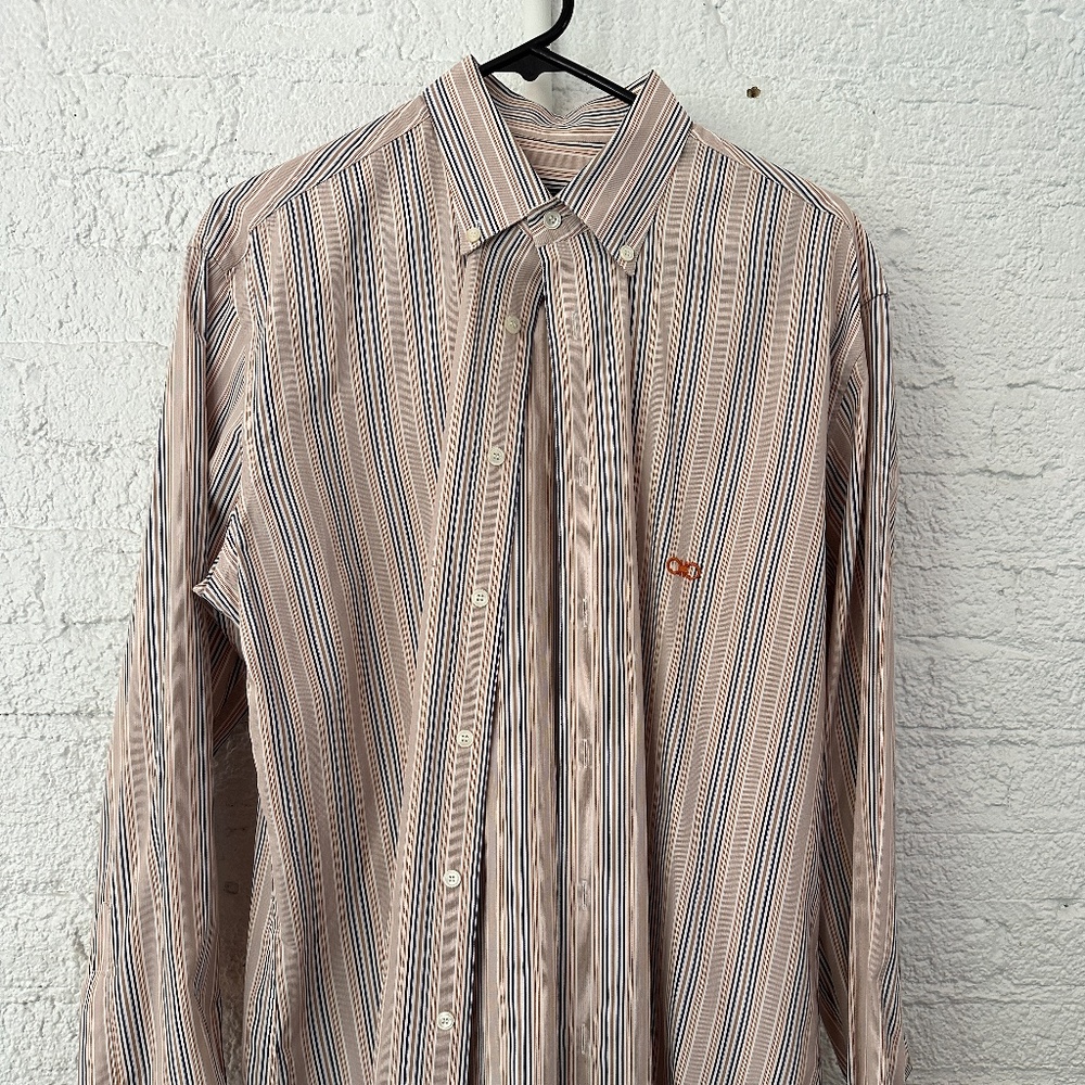 Salvatore Ferragamo mens dress shirt size large